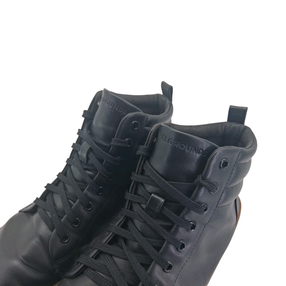FEELGROUNDS Shoes Mens Size 14 Black Synthetic High Top Barefoot Casual Sneakers - Picture 5 of 13